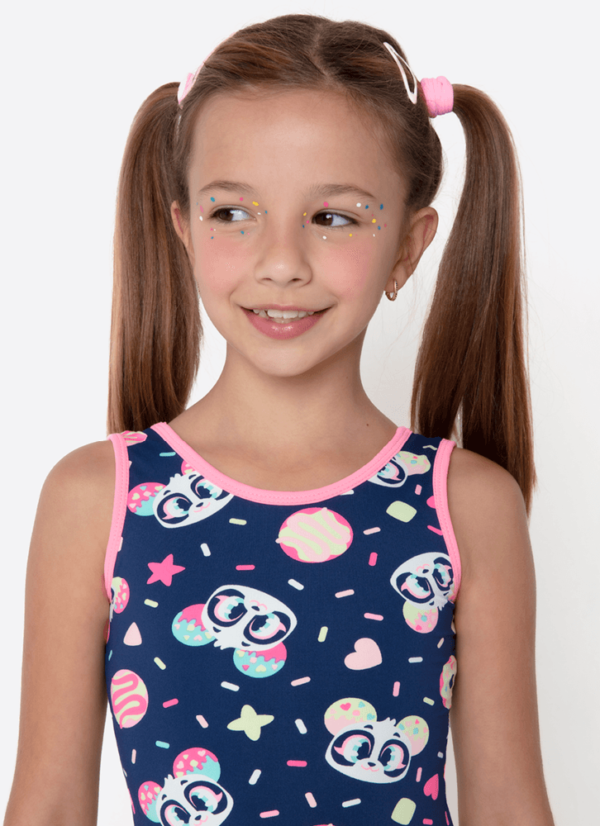 Maiô Menina Panda Donuts - Imagem 2