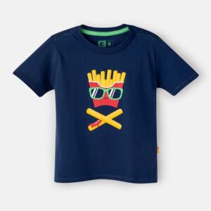 Camiseta Infantil Manga Curta Algodão Junk Food