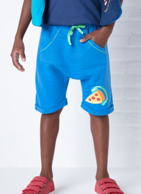 Bermuda Infantil Moletom Junk Food - Imagem 3