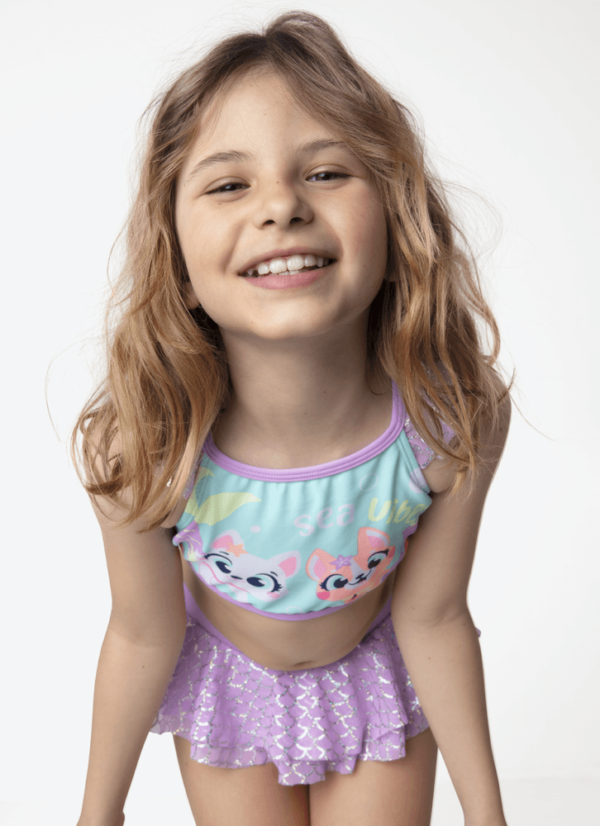 Biquíni Menina Pet Sereia - Imagem 3