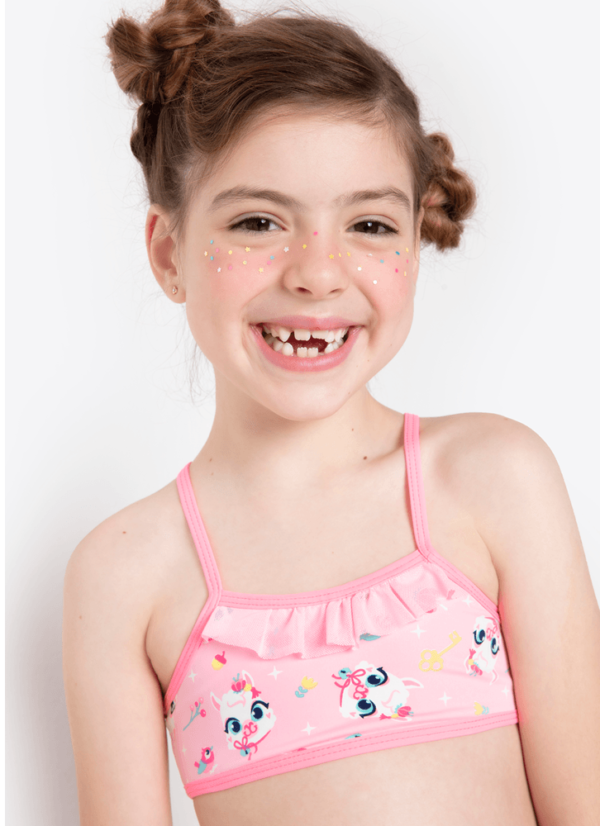 Biquíni Menina com Proteção Solar Lhama Secret - Imagem 3