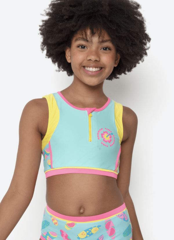 Biquíni Menina Teen Unicórnio Aloha - Imagem 3
