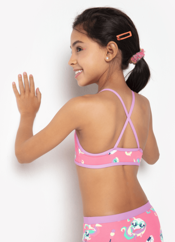 Biquini Menina Kids Unicórnio Kawaii - Imagem 3