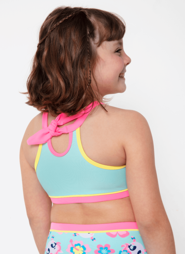Biquíni Menina Unicórnio Aloha - Imagem 3