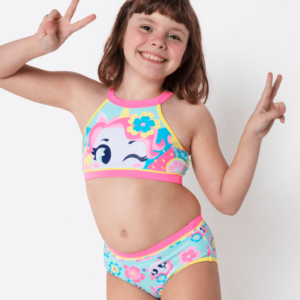 Biquíni Menina Unicórnio Aloha