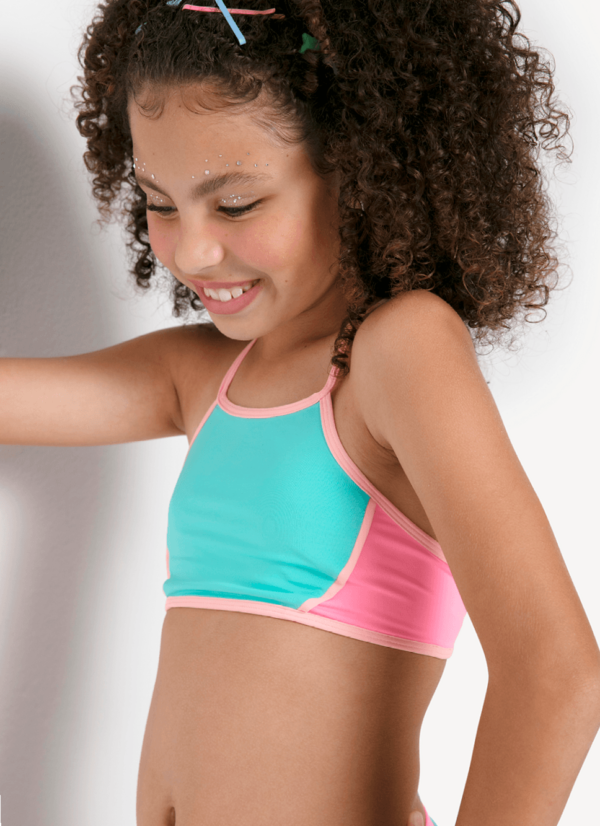 Biquini Menina Teen Color Block - Imagem 4