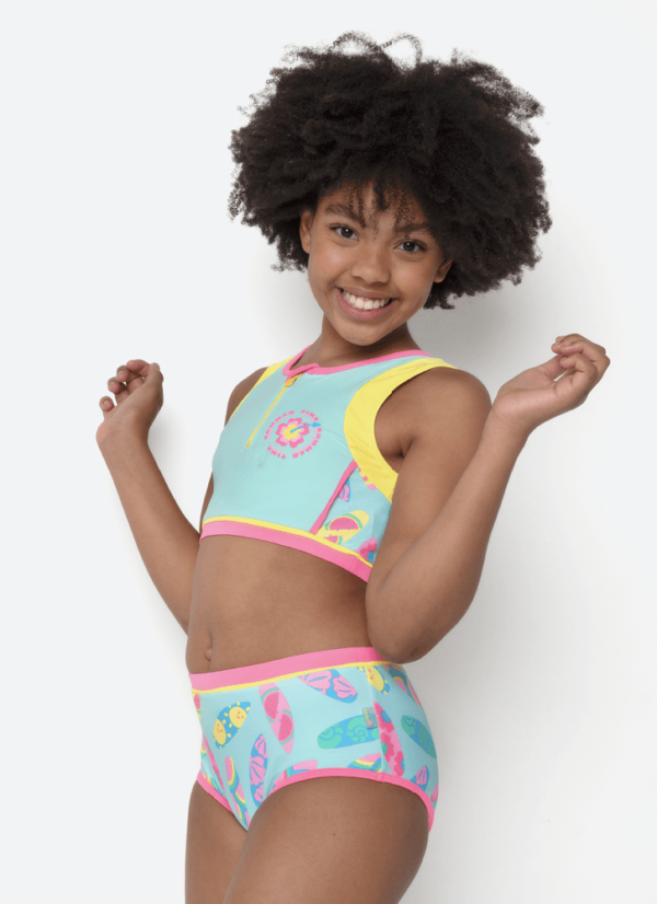 Biquíni Menina Teen Unicórnio Aloha