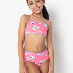 Biquini Menina Kids Unicórnio Kawaii