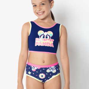 Biquini Menina Kids Panda Donuts
