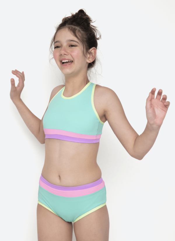 Biquíni Menina Teen Color Block