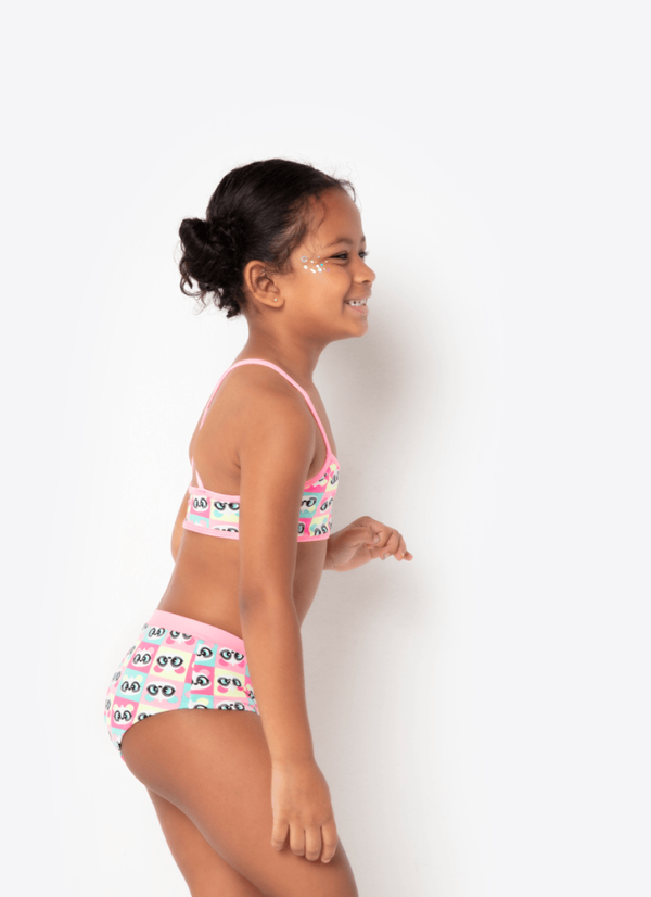 Biquíni Menina com Proteção Solar Panda Summer - Imagem 2