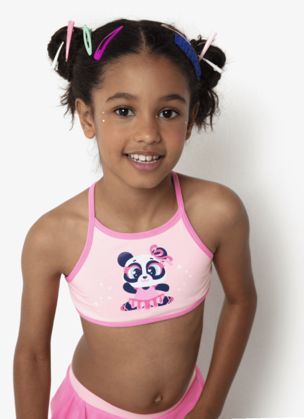 Biquíni Menina Panda Bailarina - Imagem 3