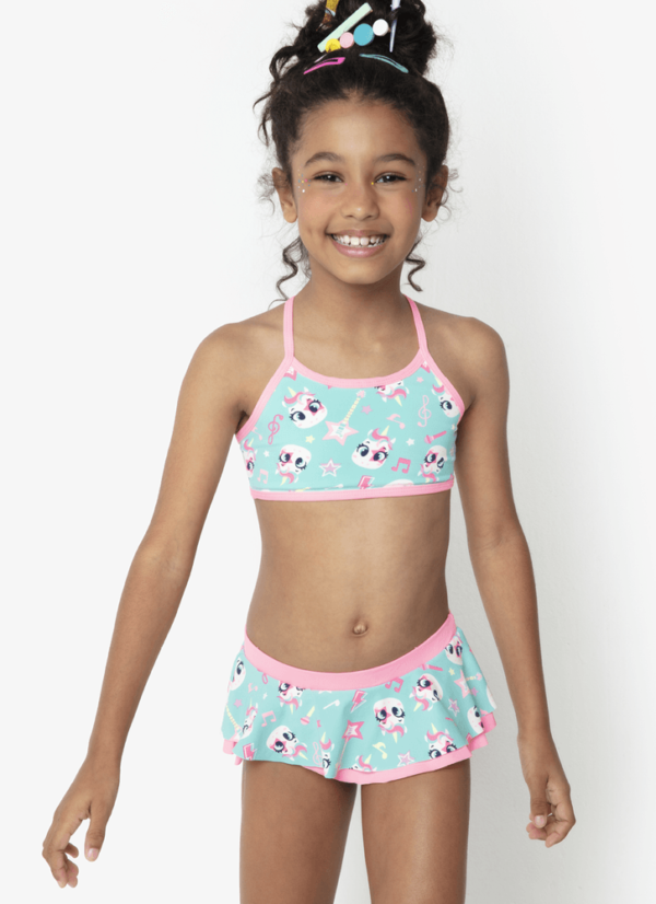 Biquíni Menina Unicórnio Popstar - Imagem 2