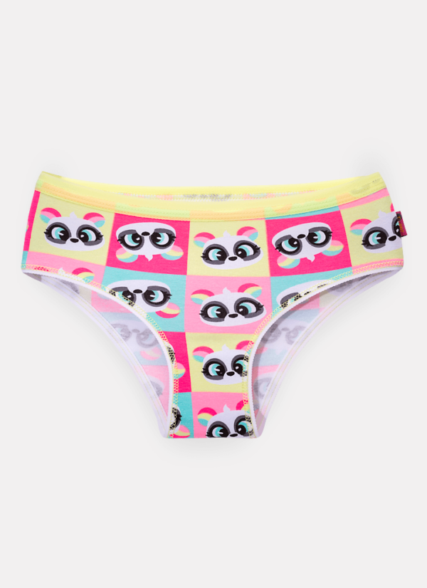 Kit Calcinhas Fun Menina Kids Panda - Imagem 4
