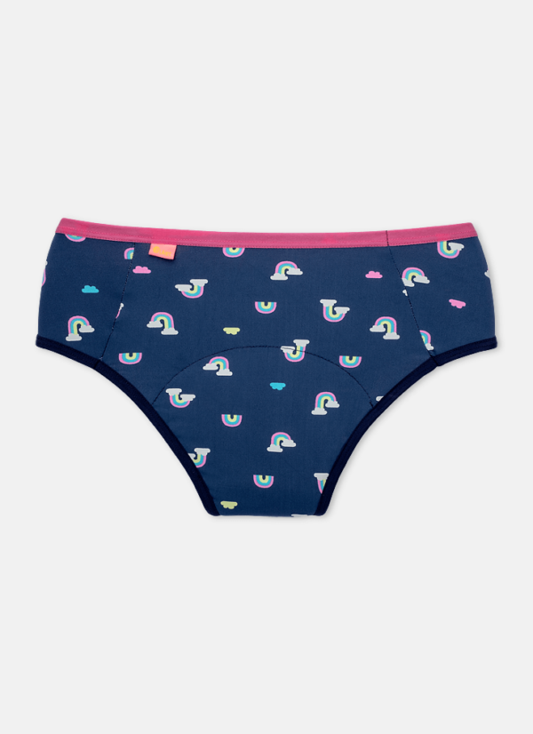 Calcinha Absorvente Menina Teen Microfibra Ovelha - Imagem 2