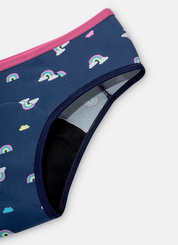 Calcinha Absorvente Menina Teen Microfibra Ovelha - Imagem 3