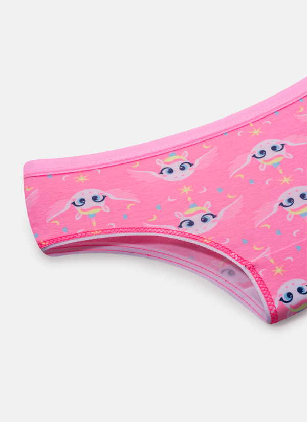 Calcinha Boneca Algodão Menina Unicórnio - Imagem 3