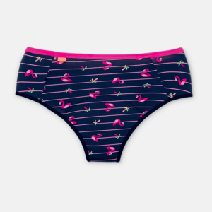 Calcinha Boneca Microfibra Feminina Flamingo