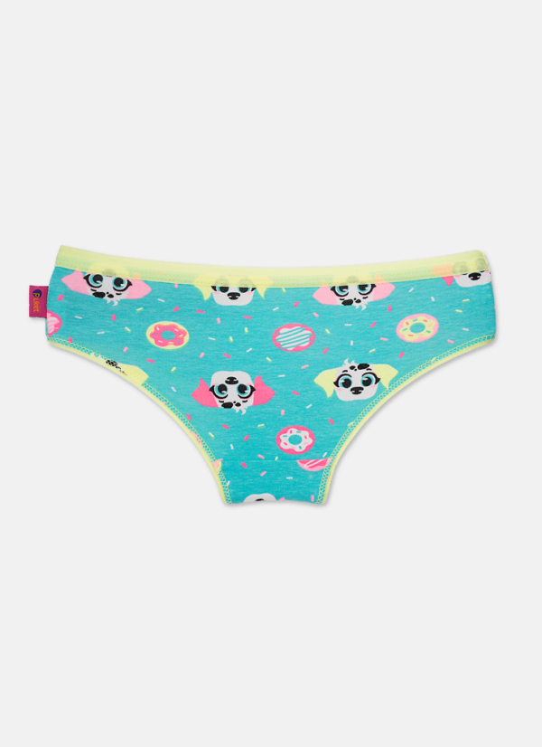 Calcinha Boneca Menina Algodão Dálmata Donuts - Imagem 2