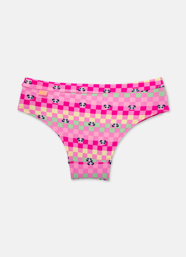 Calcinha Boneca Microfibra Menina Teen Panda Miami - Imagem 2