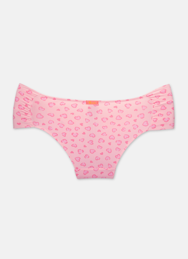 Calcinha Boneca Feminina Microfibra Gata Romântica - Imagem 2
