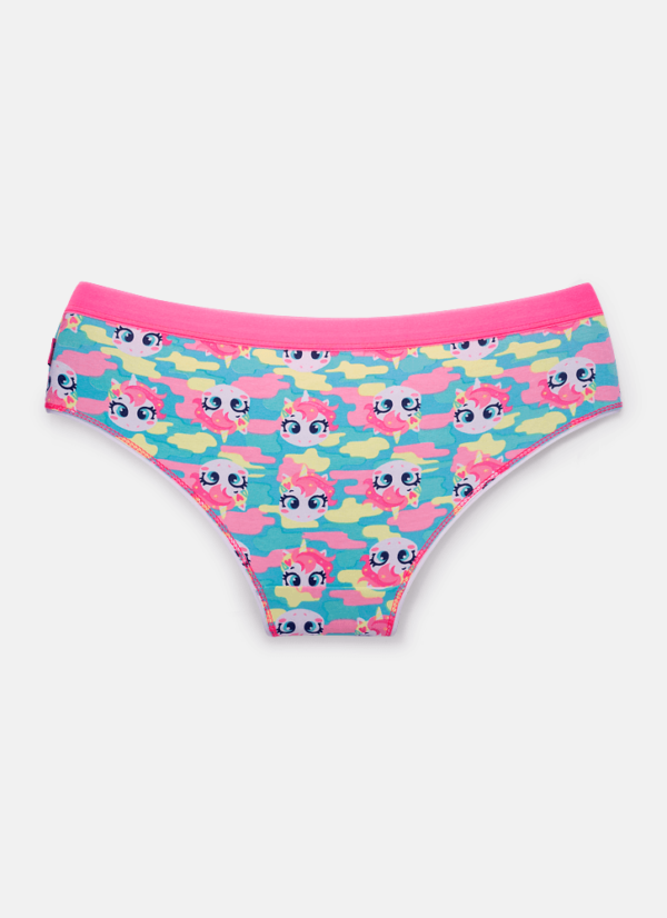 Calcinha Boneca Feminina Unicórnio Colorful - Imagem 2