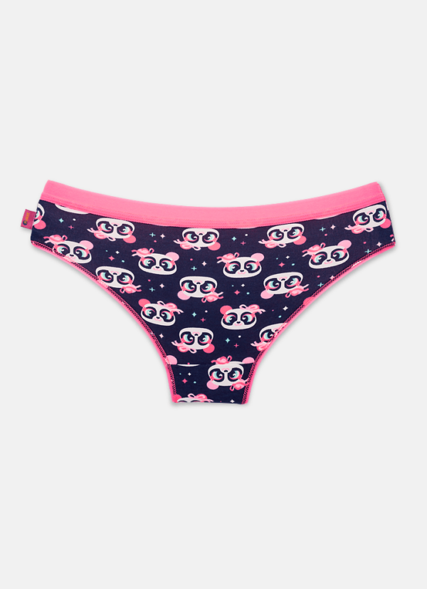 Calcinha Boneca Adulto Algodão Panda - Imagem 2