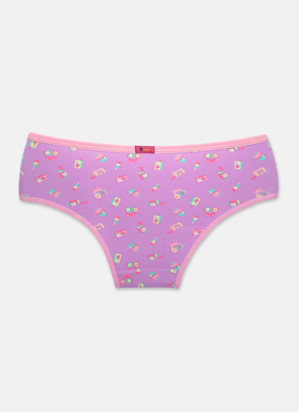 Calcinha Boneca Microfibra Feminina Unicórnio Kawaii - Imagem 2