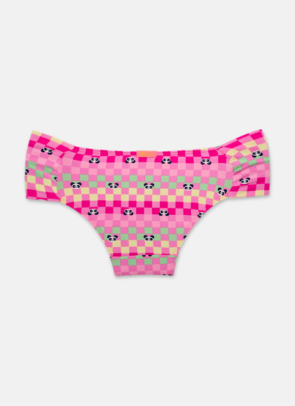 Calcinha Boneca Microfibra Feminina Panda Miami - Imagem 2