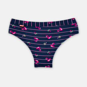 Calcinha Boneca Microfibra Menina Teen Flamingo