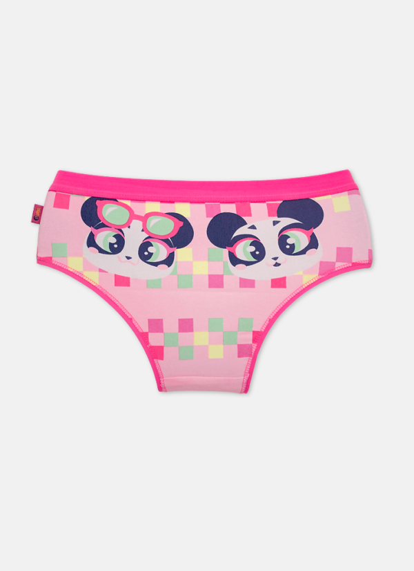 Calcinha Boneca Algodão Menina Teen Panda Miami - Imagem 2