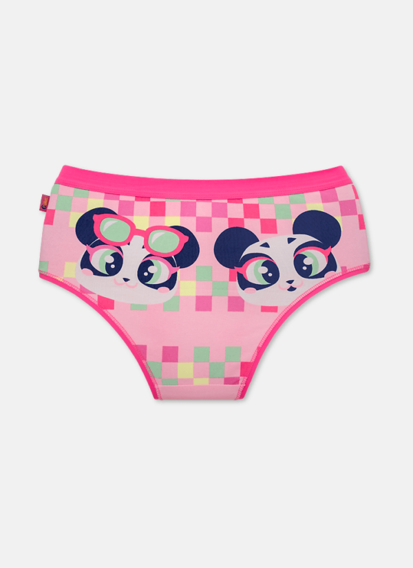 Calcinha Boneca Algodão Feminina Panda Miami - Imagem 2