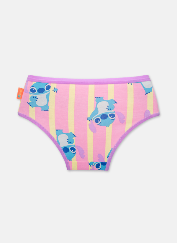 Calcinha Boneca Viscolycra Menina Stitch - Imagem 2