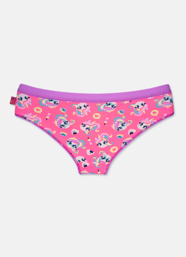 Calcinha Boneca Adulto Algodão Unicórnio Kawaii - Imagem 2