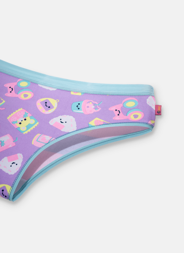 Calcinha Boneca Feminina Algodão Unicórnio Kawaii - Imagem 3