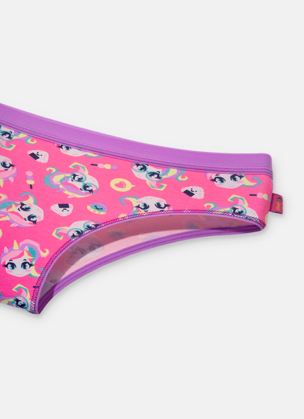 Calcinha Boneca Adulto Algodão Unicórnio Kawaii - Imagem 3