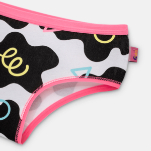 Calcinha Boneca Menina Kids Algodão Vaca Colorful