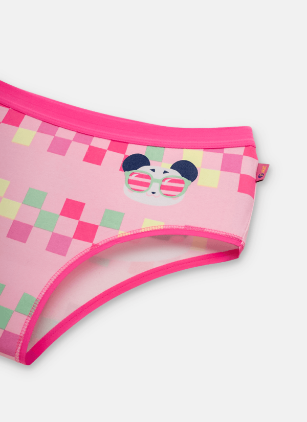Calcinha Boneca Algodão Feminina Panda Miami - Imagem 3