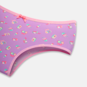 Calcinha Boneca Microfibra Feminina Unicórnio Kawaii