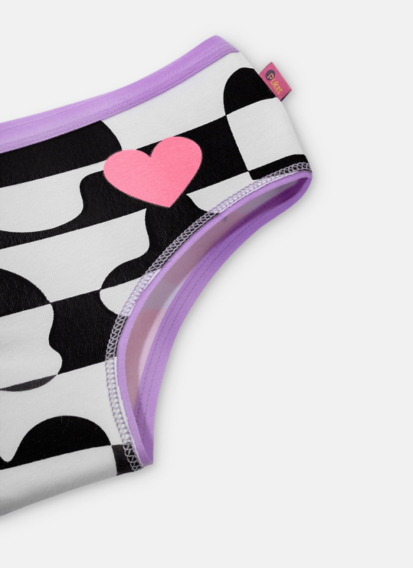 Calcinha Boneca Algodão Menina Vaca Patches - Imagem 3