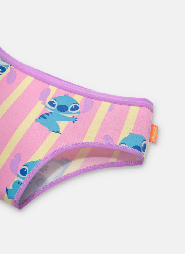 Calcinha Boneca Viscolycra Menina Stitch - Imagem 3