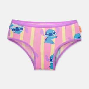 Calcinha Boneca Viscolycra Menina Stitch