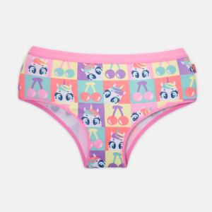 Calcinha Boneca Feminino Algodão Unicórnio Cherry