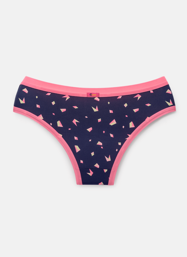 Calcinha Boneca Feminino Azul Unicórnio Shine - Imagem 2