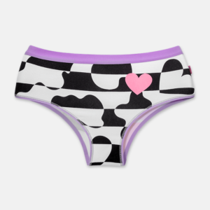 Calcinha Boneca Algodão Feminina Vaca Patches