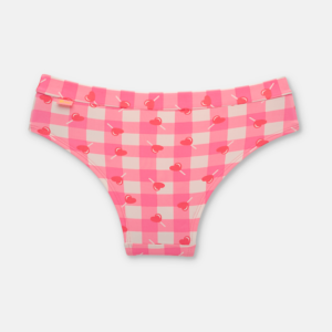 Calcinha Boneca Microfibra Menina Teen Pirulito de Coração
