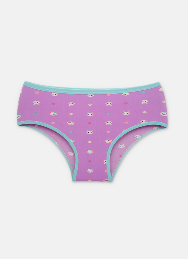 Calcinha Boneca Microfibra Feminina Gata - Imagem 3