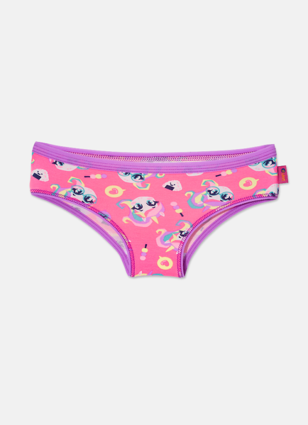 Calcinha Boneca Menina Algodão Unicórnio Kawaii - Imagem 2