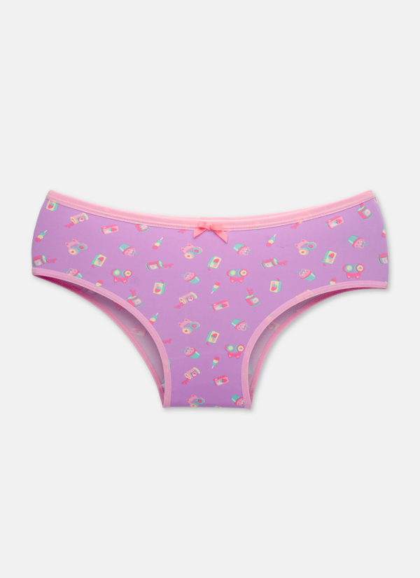 Calcinha Boneca Microfibra Feminina Unicórnio Kawaii - Imagem 3