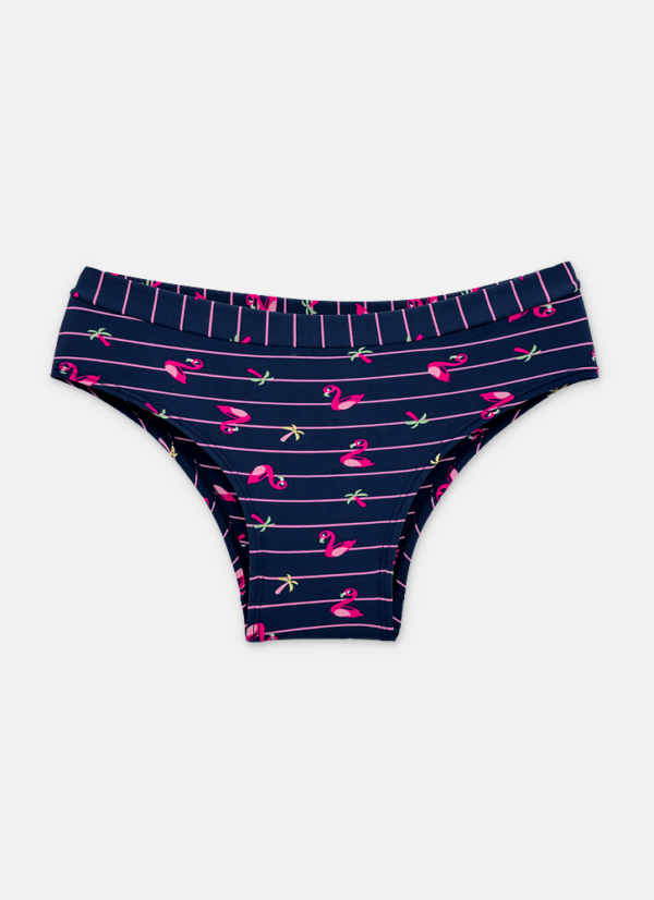 Calcinha Boneca Microfibra Feminina Flamingo - Imagem 2
